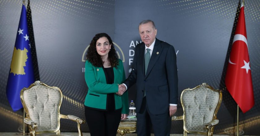 Kosova Osmani Başkanı Başkan Erdoğan’a teşekkürler