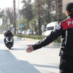 Kask takmayan 475 bin motosiklet sürücüsüne işlem yapıldı
