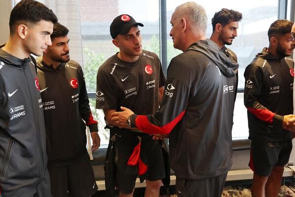 A Milli Takım’da bayramlaşma töreni yapıldı