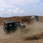 Artvin’de off-road yarışlarında yürekler ağza geldi: 2 araç devrildi